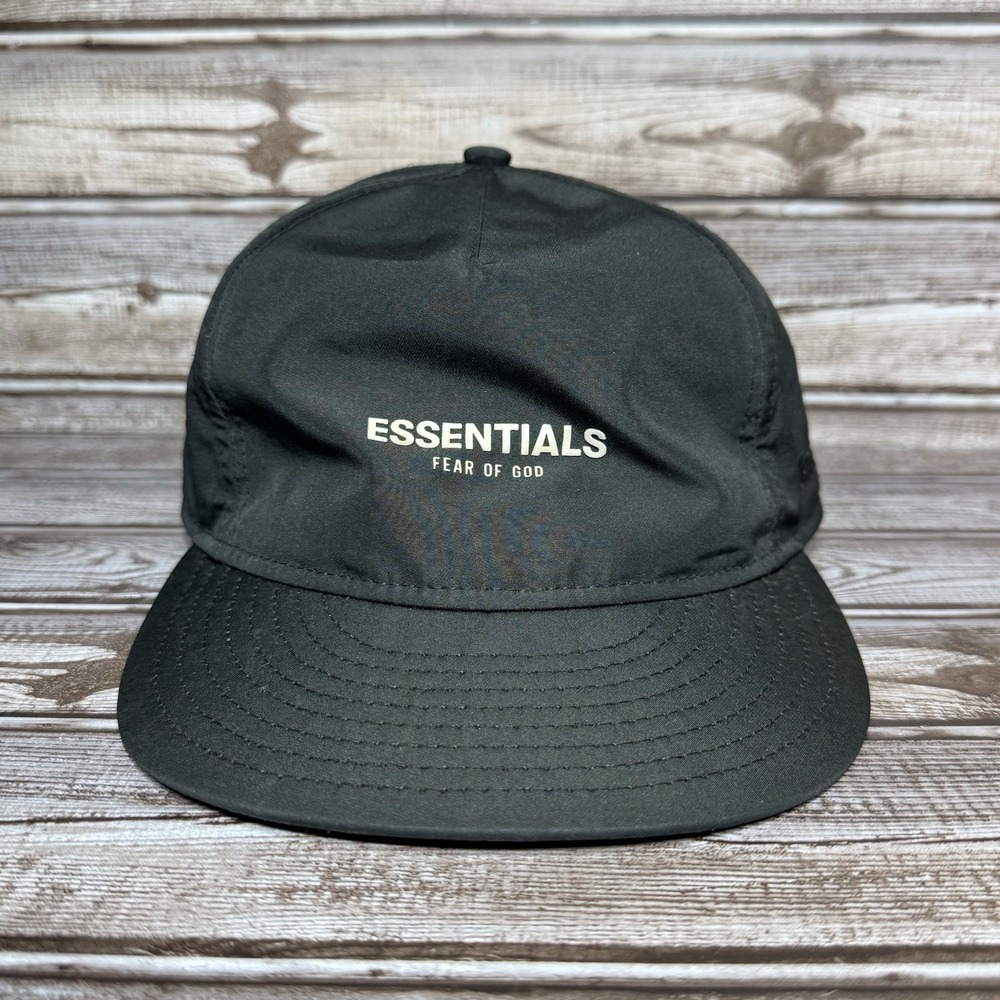 Fear Of God Essentials New Era 9Fifty Hat Cap Strapback Black Sold Out Rare